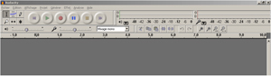 Interface Audacity